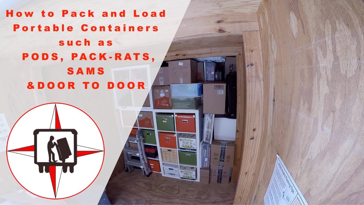 PODS PACK-RATS CONTAINERS PACKING